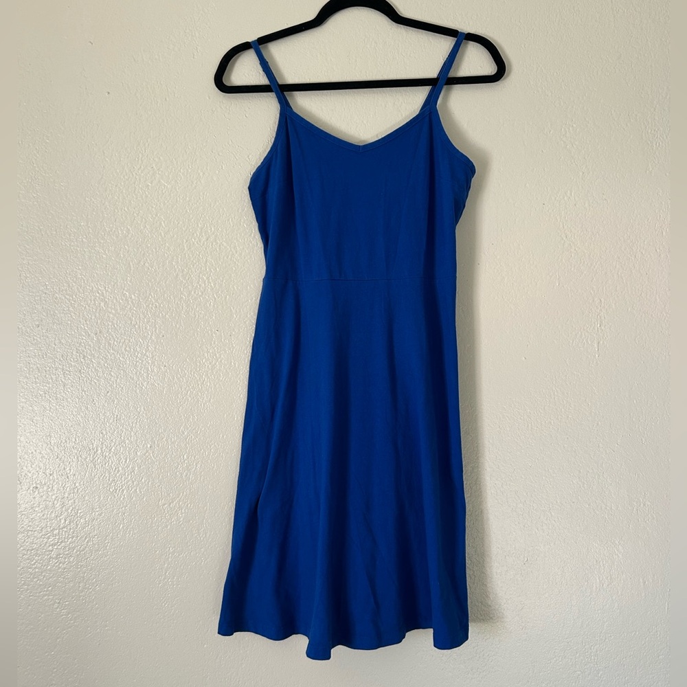 Navy Spaghetti Strap Dress